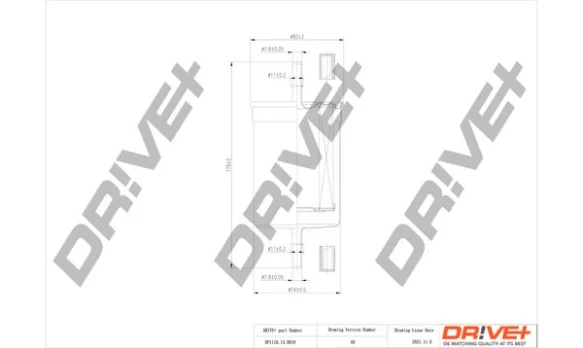 Kuro filtras Dr!ve+ DP1110.13.0018