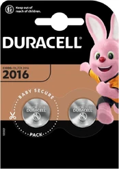 Elementai DURACELL CR2016, 2vnt., litis, 3V kaina
