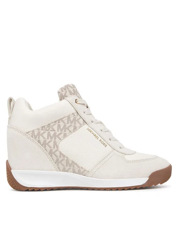 MICHAEL Michael Kors Laisvalaikio batai Nikko S2 Wedge Trainer 43F6NKFS4S Kreminė