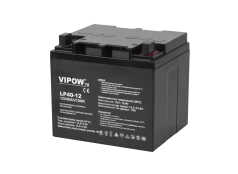 "VIPOW" 12V 40Ah gelio akumuliatorius kaina
