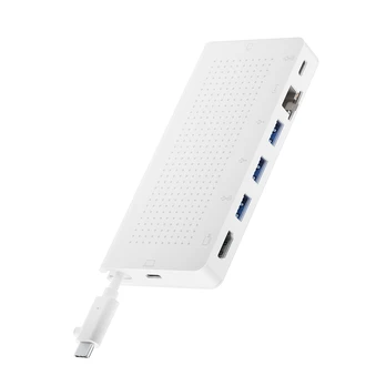 Šakotuvas „Twelve South StayGo USB-C Hub“ – baltas