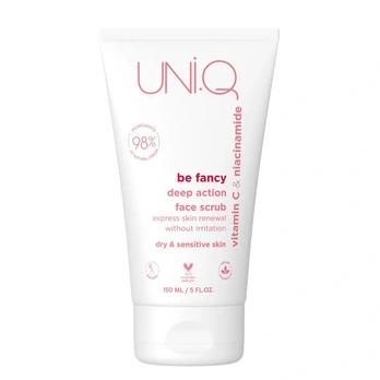 UNI.Q_Be Fancy Deep Action Face Scrub veido šveitiklis 150 ml