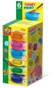 Ses Creative SES Farby plakatowe Modne kol6x45ml 00382 03821