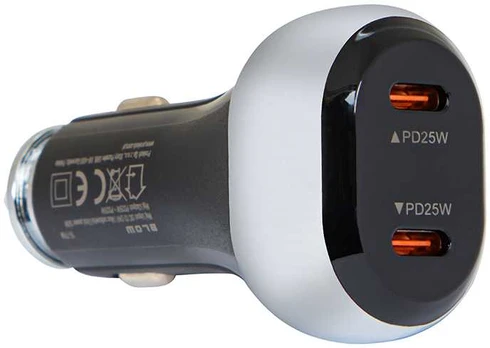 Blow USB-Cx2 50W G50A automobilinis įkroviklis