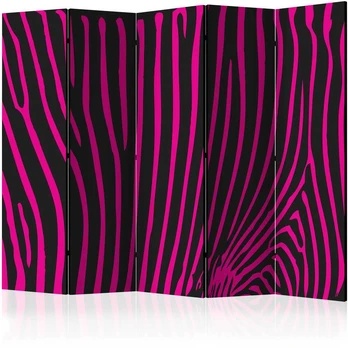 Artgeist Pertvara - Zebra pattern (violet) II [Room Dividers]