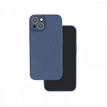 Dėklas Blue Simple Color Mag case for iPhone 15 6,1' navy mėlynas