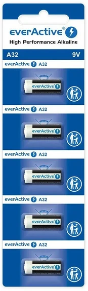 Bateria A32 / 32A everActive 9V (blister 5 vnt.)