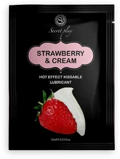 Secret Play STRAWBERRY & CREAM HOT EFFECT LUBE 10 ML kaina