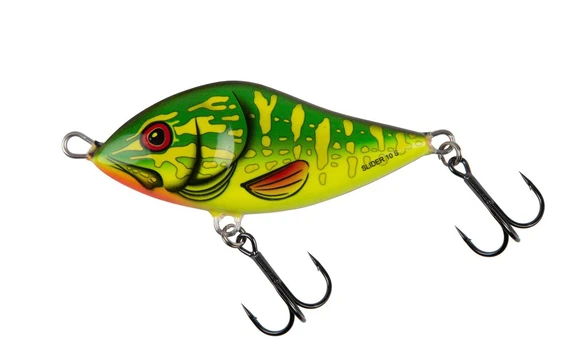 Skęstantis vobleris Salmo Slider, 12 cm, Green Pike