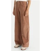 Roxy Medžiaginės kelnės ERJNP03678 Ruda Regular Fit