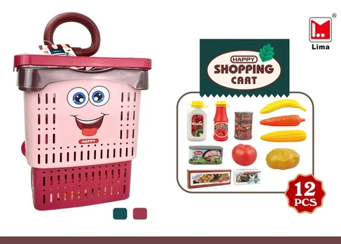 Shopping Cart + Accessories Blue