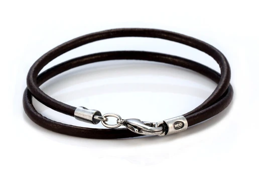 Bico 4mm rudos odos karoliai (CL6 Brown)