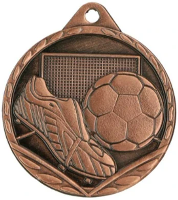 Detal Bronzos plieno medalis - Futbolas