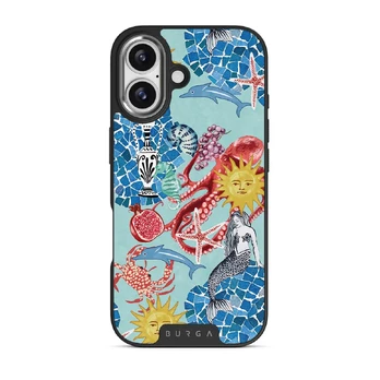 Aegean Affair - iPhone 17 Case, Elite Dark (MagSafe) / Silver