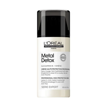 L'Oréal Professionnel Apsauginis nenuplaunamas plaukų kremas Metal Detox Anti-Metal High Protection Leave In Cream 100ml