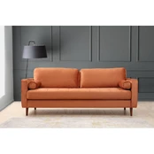 Dvivietė sofa Rome-Orange Oranžinė kaina