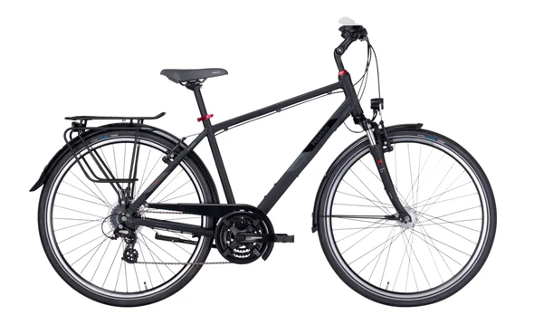 Dviratis 28 Pegasus Solero SL 24g vyr. juodas matinis - l