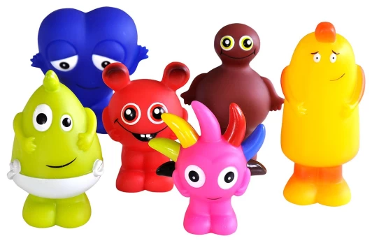 Teddykompaniet Babblarna, Assorted colours, Plastic