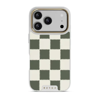 Retro Grid - iPhone 17 Pro Case, Elite Light (MagSafe) / Gold