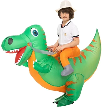 Pripučiamas dinozauro kostiumas vaikams