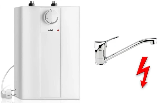 Vandens šildytuvas AEG HUZ 5 Basis, 5 l