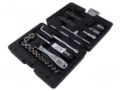 Wrenches set | 6-angles,socket spanner | Mounting: 1/4" | 42pcs.