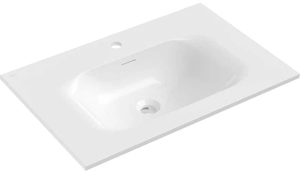 Praustuvas Mexen Vela, 71 x 46,5 cm, Baltas glossy