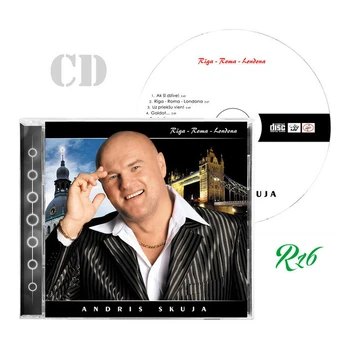 CD ANDRIS SKUJA - Rīga-Roma-Londona