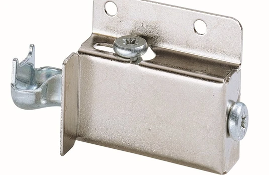 Spintelių pakabinimo elementas HETTICH, 120kg, dengtas nikeliu, 89170