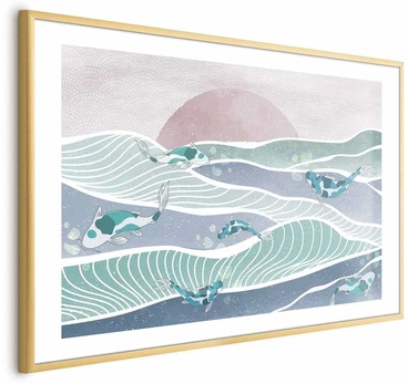 Artgeist Plakatas - Fish on the Waves
