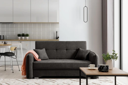 Sofa - lova Laine su patalynės dėže pilka, Poco 5