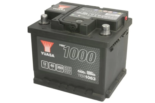 Akumuliatorius YUASA YBX1063 12V 40Ah 360A D+