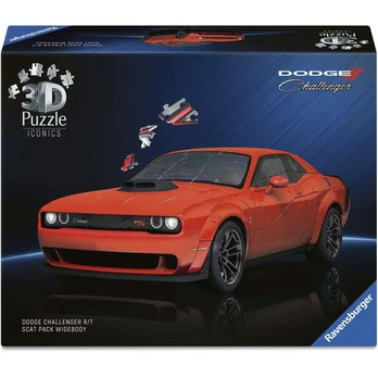 Dėlionė Ravensburger 3D Puzzle Iconics: Dodge Challenger