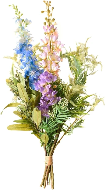 Beliani Dirbtinių gėlių puokštė ACHETE 80 cm, spalvota