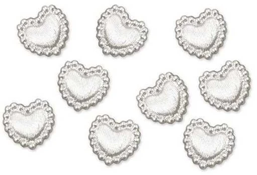 Party Deco Perle hjerte konfetti