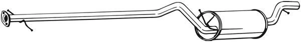 Vidurinis duslintuvas BOSAL 287-403