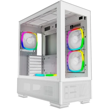 Montech SKY TWO GX Midi-Tower, Tempered Glass - baltas