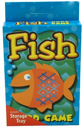 Vaikiškas kortų žaidimas „Fish“ (Žuvis)
