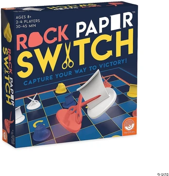 Strateginis žaidimas „Rock, Paper, Switch“