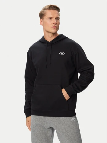 Under Armour Džemperis Ua Rival 6013448 Juoda Regular Fit