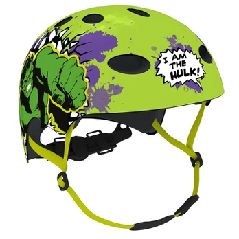 Šalmas vaikiškas HULK, 52-56 cm (žalias)