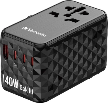 Verbatim, juoda, 140 W