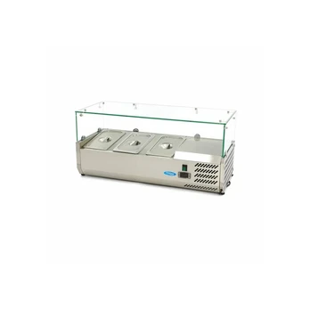 Ingredientų vitrina su stiklu 3 x 1/3 GN, 95,5cm