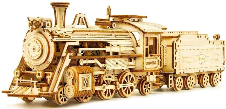Konstruktorius Robotime Prime Steam Express, 3D dėlionė, 14 m.+
