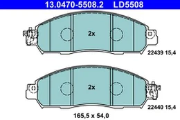 ATE 13.0470-5508.2 Brake pad set
