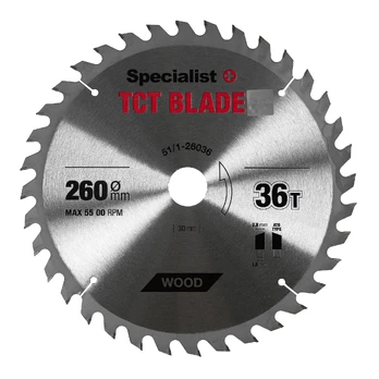 SPECIALIST+ pjovimo diskas, 260x36Tx30 mm
