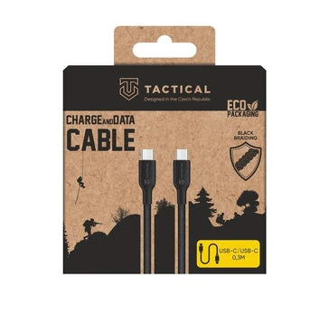 Tactical Stitch Thread Cable USB-C USB-C 0.3m Juodas