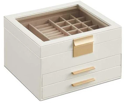 Design baltas Troli jewelery box