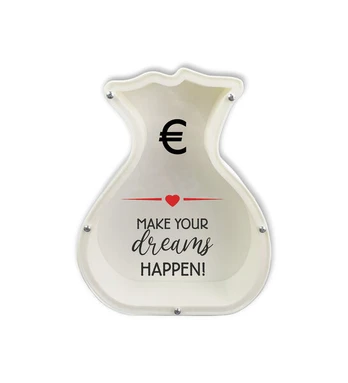 3D Taupyklė Make your dreams happen