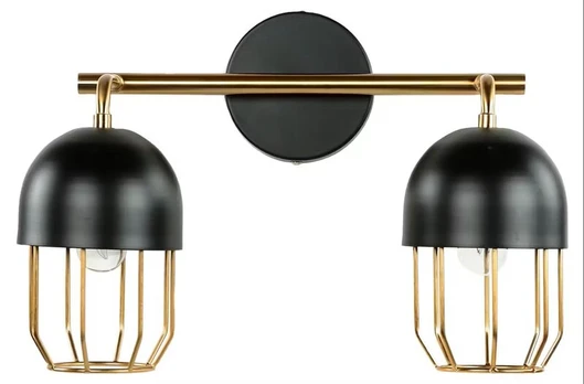 Sieninis šviestuvas Easylight, juodas